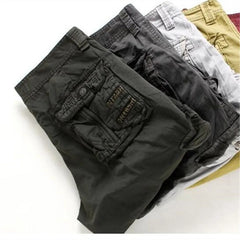 Cargo Shorts Fashion Cotton Knee Length Sweatpants
