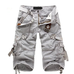 Cargo Shorts Fashion Cotton Knee Length Sweatpants