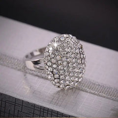 Gorgeous Rhinestone Inlay Rings