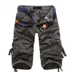 Cargo Shorts Fashion Cotton Knee Length Sweatpants