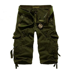 Cargo Shorts Fashion Cotton Knee Length Sweatpants
