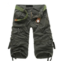 Cargo Shorts Fashion Cotton Knee Length Sweatpants