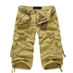 Cargo Shorts Fashion Cotton Knee Length Sweatpants