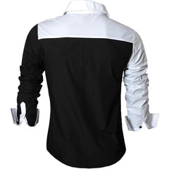 Casual Dress Shirts Fashion Designer Stylish Long Sleeve