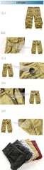 Cargo Shorts Fashion Cotton Knee Length Sweatpants