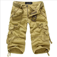 Cargo Shorts Fashion Cotton Knee Length Sweatpants