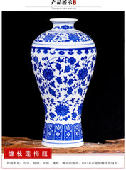 VASE BLEU DECORATIF