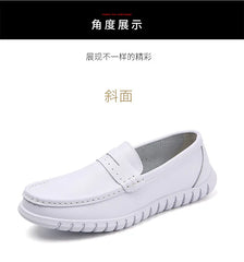 Soft Leather Comfortable Doctor Nurse Work Flats  Loafers  Shoes