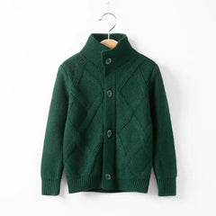 Toddler Boys Knitwear Long-Sleeve Cotton Cardigans