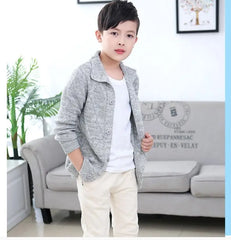 Toddler Boys Knitwear Long-Sleeve Cotton Cardigans