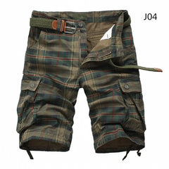 Plaid Beach Camouflage Shorts