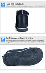 Princepard Orthopedic Sandals Leather Arch Support Correcting Shoes