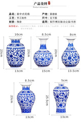 VASE BLEU DECORATIF