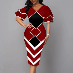 Robe manches courtes