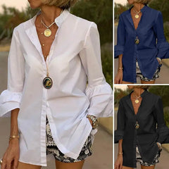 Chemise à manches évasées