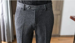 Woolen Pants Thick Trousers Slacks