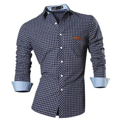 Casual Dress Shirts Fashion Designer Stylish Long Sleeve