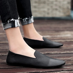 Loafers Soft Leather Flats Shoes