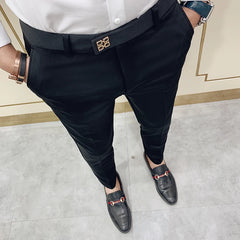 Slim Fit Men Casual Ankle Length Pants S