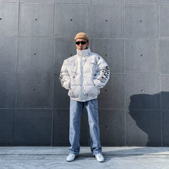 Padded Jacket Men Women Cartoon Bear Jackets
