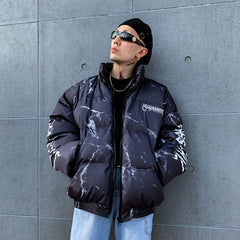 Padded Jacket Men Women Cartoon Bear Jackets