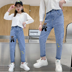 Fashion Jeans Spring Summer and Autumn Soft Casual Boutique Cotton