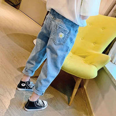 Fashion Jeans Spring Summer and Autumn Soft Casual Boutique Cotton