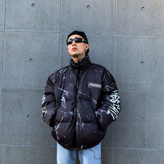 Padded Jacket Men Women Cartoon Bear Jackets