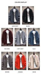 Sweater Jacket  Cold Coat Fleece Zipper Cardigan