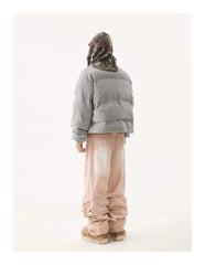 American Vintage Stand Collar Cotton-padded Coat