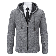 Sweater Jacket  Cold Coat Fleece Zipper Cardigan