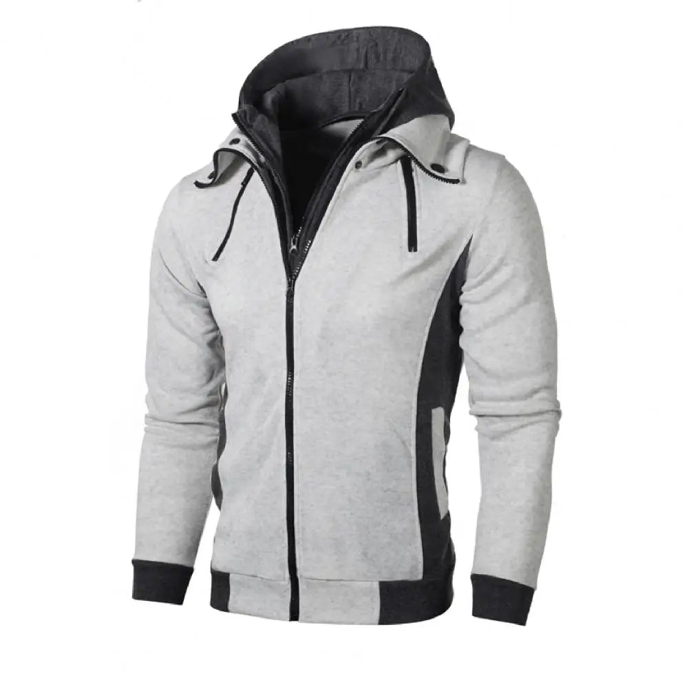 Thicken Zip Up Coats Hooded Jacket