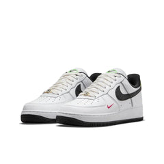 Nike Air Force 1 Low"Carabiner Swoosh"White Red Casual Retro Sneakers