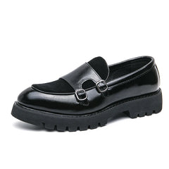 Leather Loafers Low Cut Daily Men's Driving Shoes Non Slip