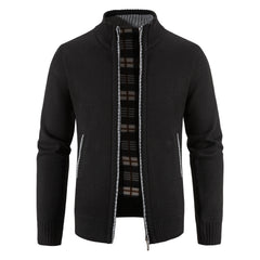 Sweater Jacket  Cold Coat Fleece Zipper Cardigan