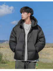 Padded Lightweight Plump Warm Waterproof Hooded down jacket