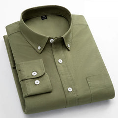 Classic fit fashion 100%Cotton long-sleeve shirt