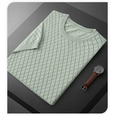 Men Knitwear 100% Cotton Sweater Pullover O-Neck