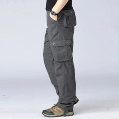 Sweatpants Multipocket Loose Fit Wear Resistant Work Pants