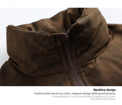 Thick Bomber Puffer Soft Jacket