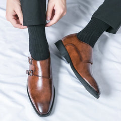 Derby Leather Shoes Career Shoes Plus Size 38-46