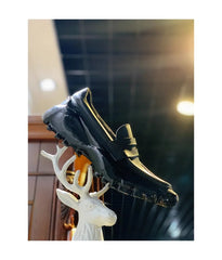 Leather Loafers Walking Breathable Shoe