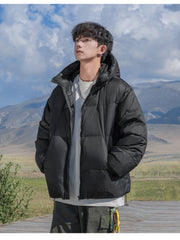 Padded Lightweight Plump Warm Waterproof Hooded down jacket