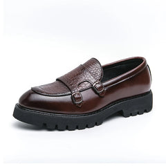 Leather Loafers Low Cut Daily Men's Driving Shoes Non Slip
