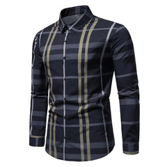Long Sleeve   Shirt Stripes Thin Shirts