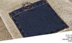 Cashmere denim jacket