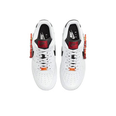 Nike Air Force 1 Low"Carabiner Swoosh"White Red Casual Retro Sneakers