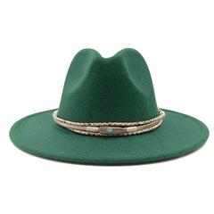 Wide Brimmed Jazz Hat Sombrero Hombre