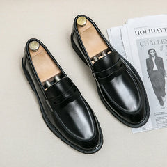 Handmade Soft Leather  Loafers Shoes Shoes Breathable