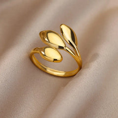 Gold Stainless Steel Rings